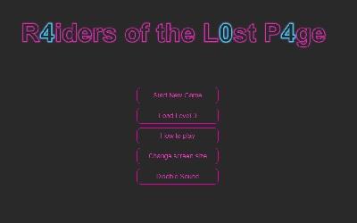 Raiders of the Lost Page